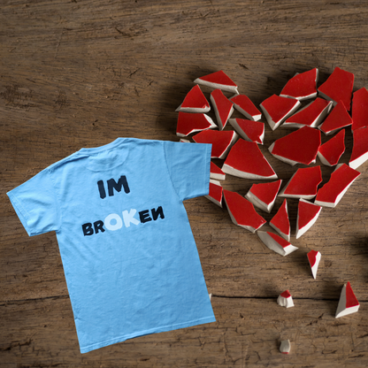 I'm BrOKen Embroidered Tee