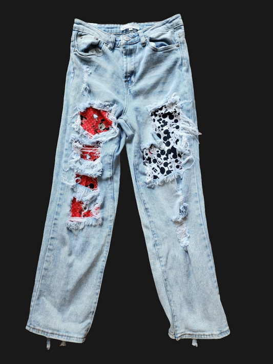 Custom Character Ripped Jeans