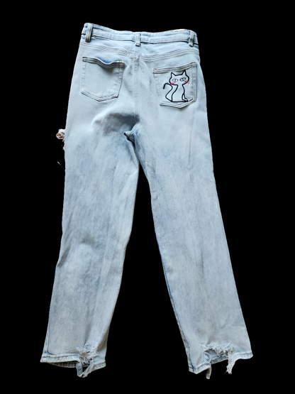 Custom Character Ripped Jeans